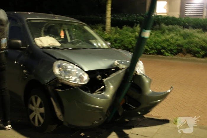 Auto total loss na uitwijkmanoeuvre