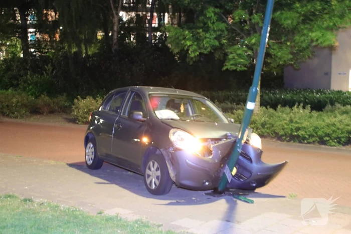 Auto total loss na uitwijkmanoeuvre
