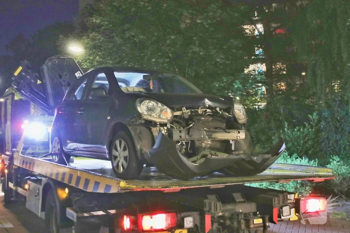 Auto total loss na uitwijkmanoeuvre