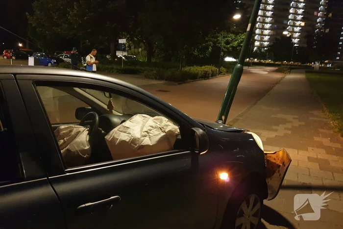 Auto total loss na uitwijkmanoeuvre