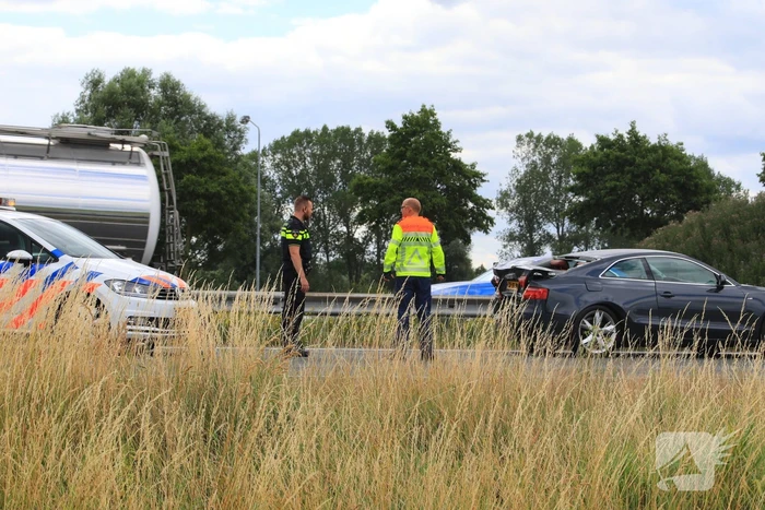 Snelweg afgesloten na ongeval