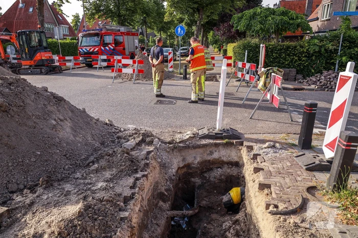Gaslekkage bij graafwerkzaamheden