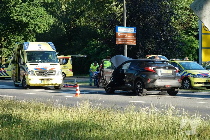 Vier gewonden bij aanrijding