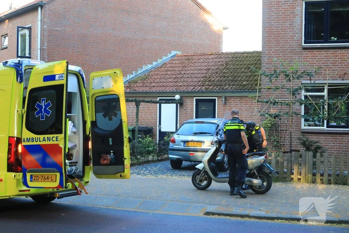 Scooterrijder gewond bij eenzijdig ongeval