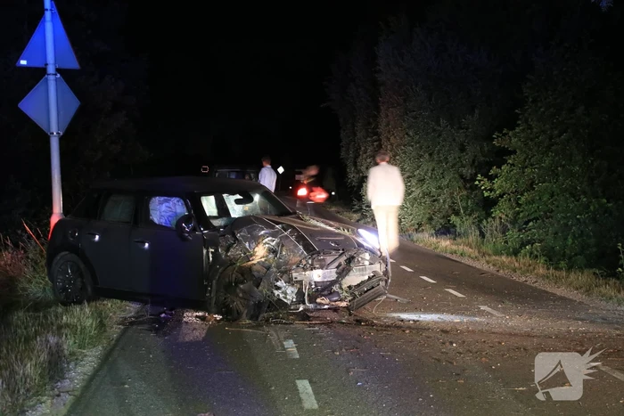 Bestuurder vlucht na crash