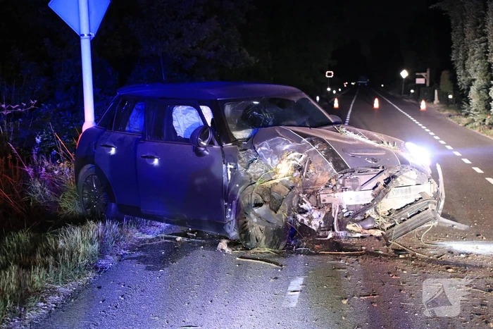 Bestuurder vlucht na crash
