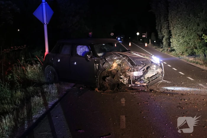 Bestuurder vlucht na crash