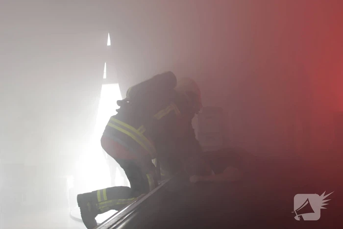Grote brandweeroefening