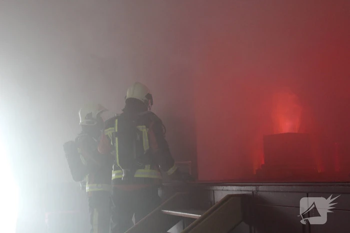 Grote brandweeroefening
