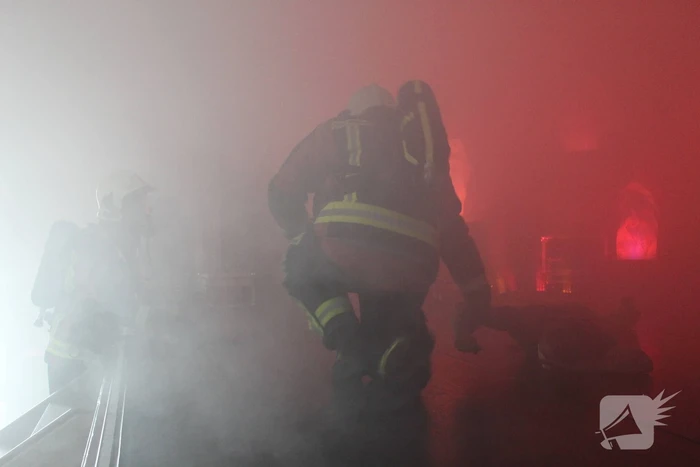 Grote brandweeroefening