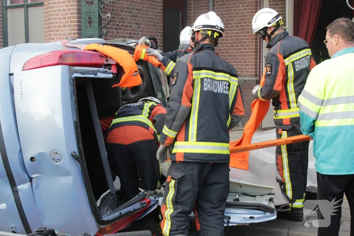 Grote brandweeroefening