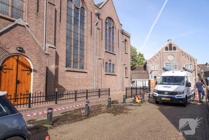 Wederom waterleidingbreuk bij Zuiderkerk