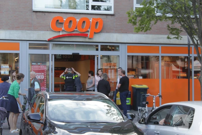 Overval op supermarkt Coop