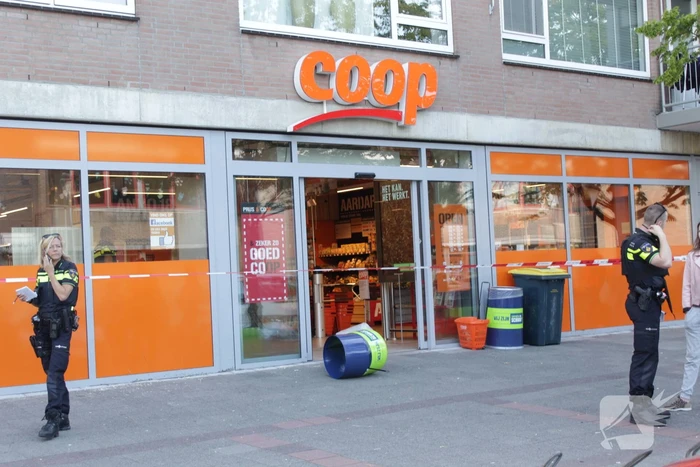 Overval op supermarkt Coop