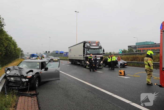 Knooppunt Hoevelaken dicht na ongeval