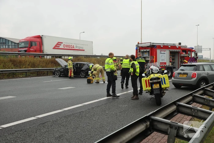 Knooppunt Hoevelaken dicht na ongeval
