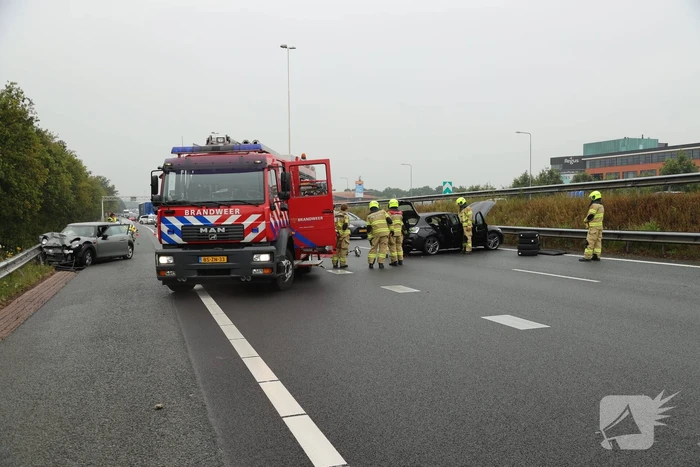 Knooppunt Hoevelaken dicht na ongeval