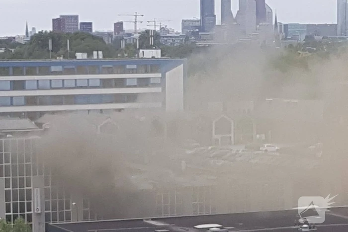 Grote brand in kantoorpand