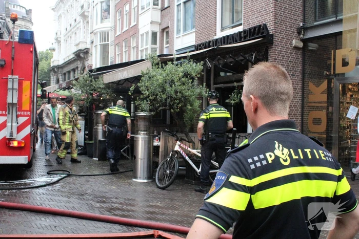 Brand in afzuigkap restaurant