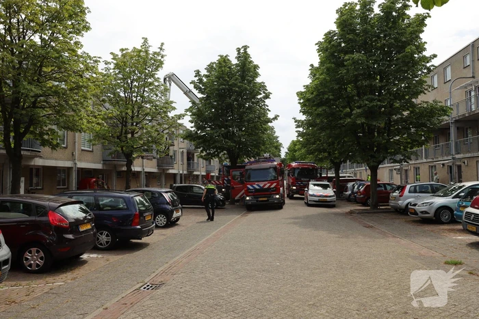 Uitslaande brand in slaapkamer