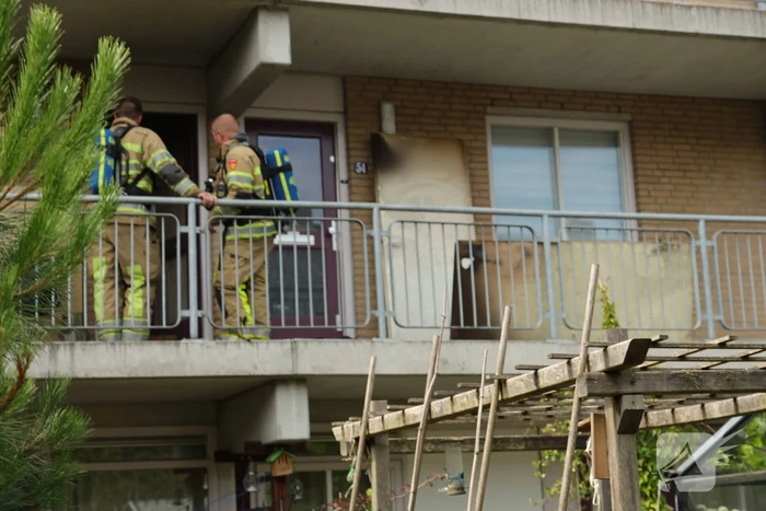 Uitslaande brand in slaapkamer