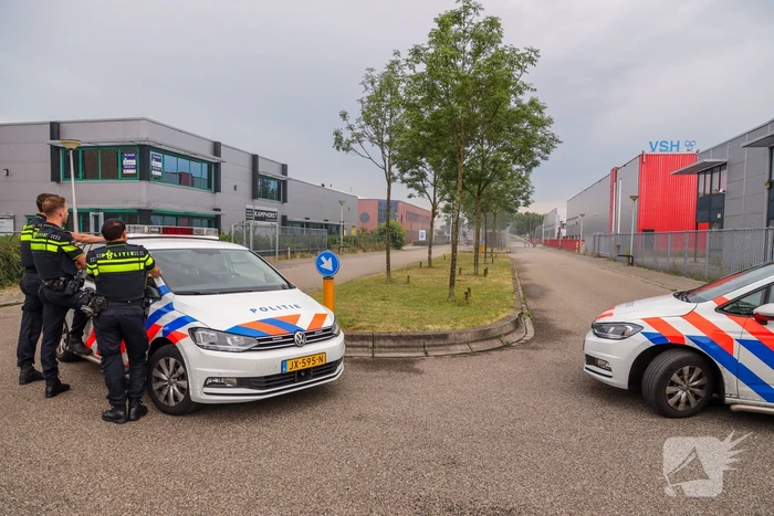 Veel rook bij brand stroomhuis