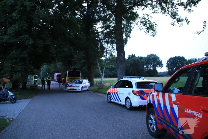 Vrachtwagen trailer vol drugs benodigdheden aangetroffen