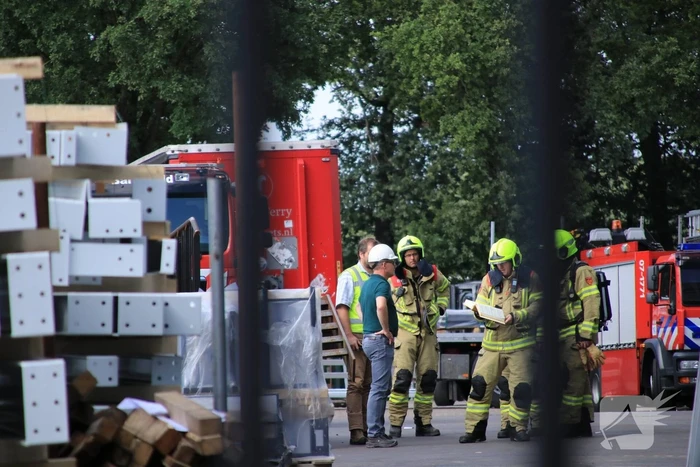 Zoutzuur afsluiter afgebroken in bedrijfshal