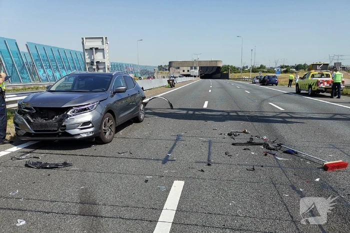 Zeeburgertunnel dicht na ongeval