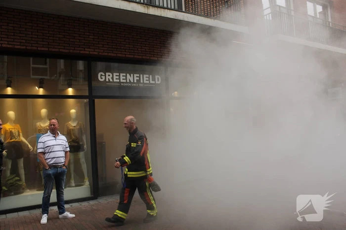 Brand blijkt anti-inbraak rookmachine