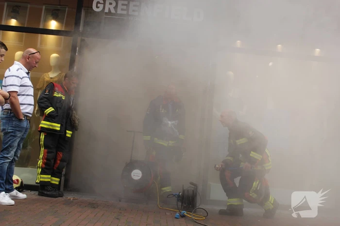 Brand blijkt anti-inbraak rookmachine
