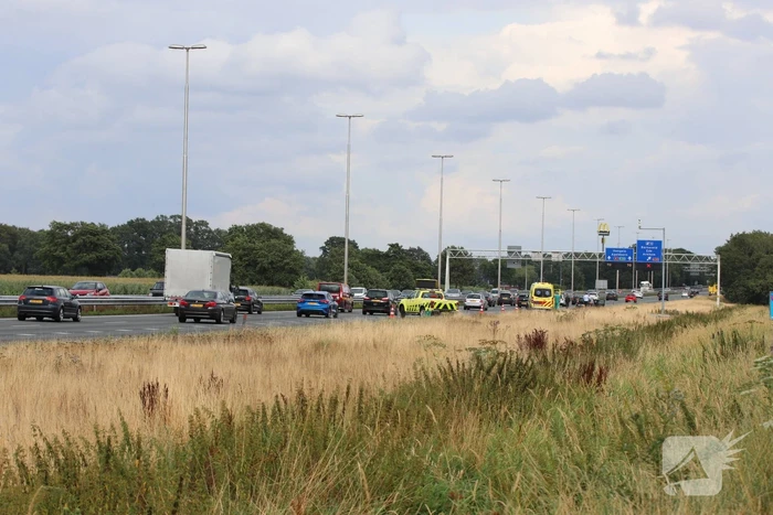 Afrit afgesloten door ongeval