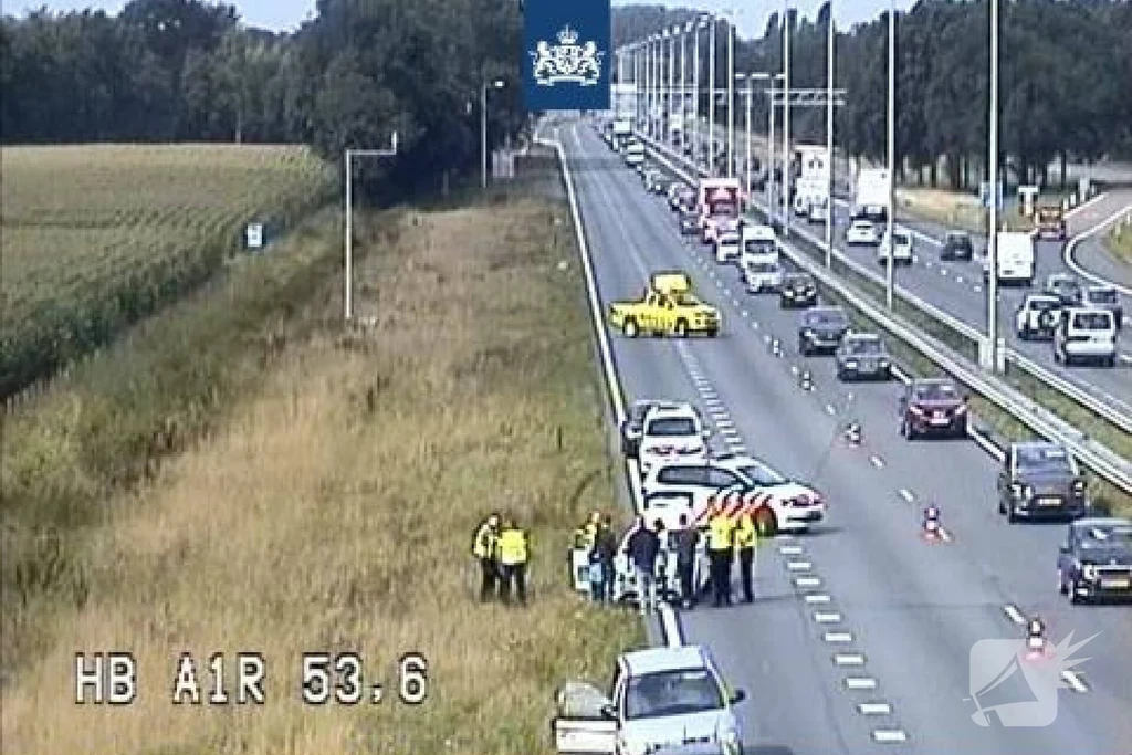 Rijksweg A1 112 nieuws Terschuur 