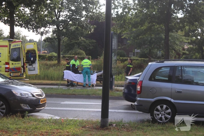 Scooterrijder gewond na valpartij
