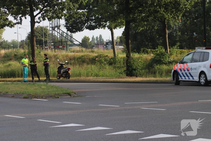 Scooterrijder gewond na valpartij