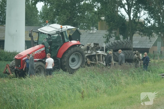 Giertank kantelt in weiland