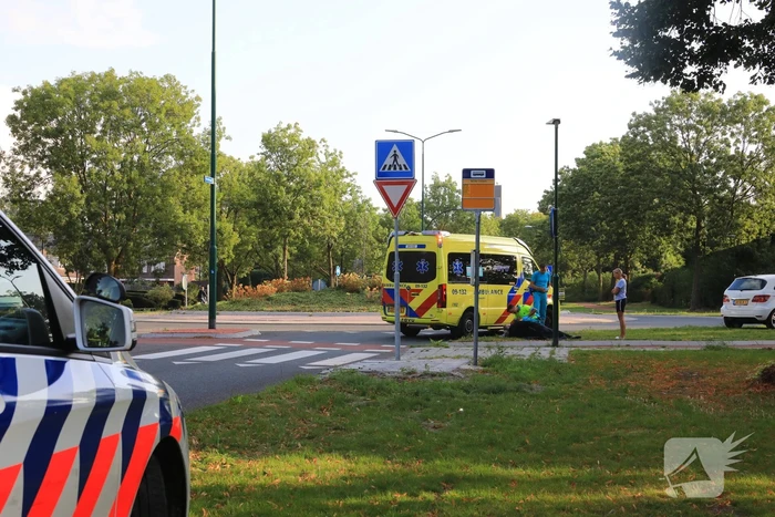 Overstekende mountainbiker aangereden