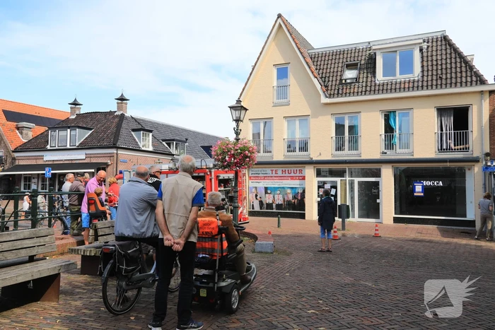 Bewoner blust zelf vlam in de pan