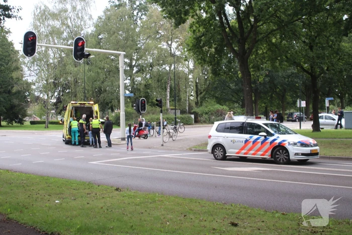 Fietser gewond na aanrijding met auto