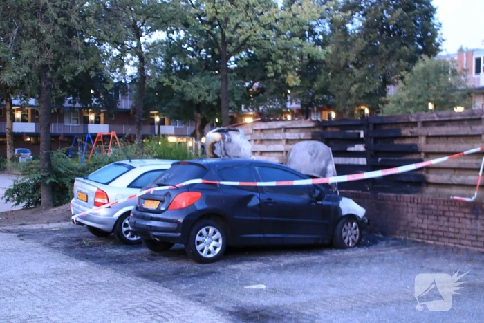 Twee autoÂ’s uitgebrand in woonwijk