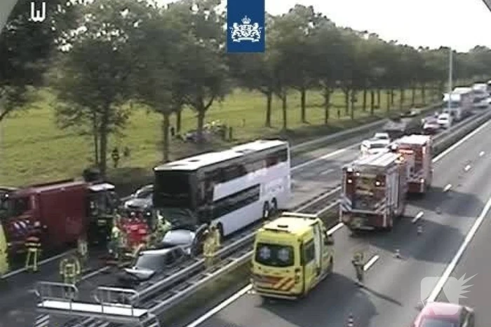Ernstig ongeval met bus vol met kinderen