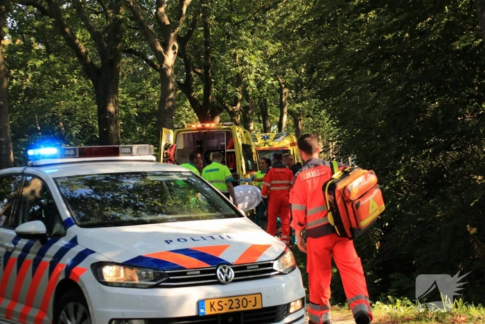 Wielrenner ernstig gewond bij valpartij