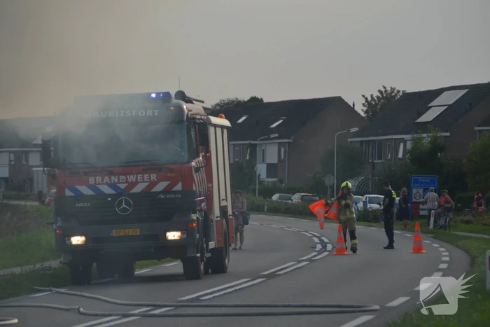 Personenauto verwoest na brand