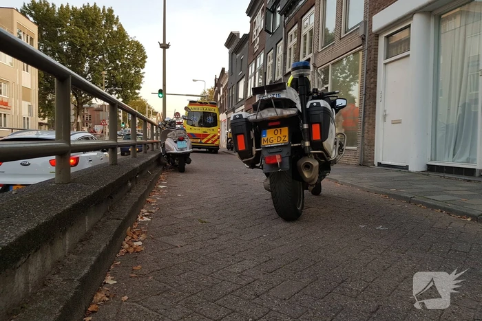 Scooterrijder gewond na aanrijding