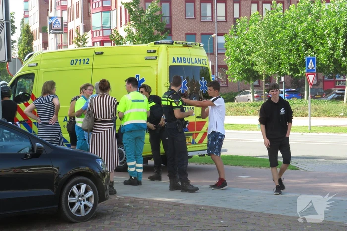 Fietser aangereden door scooter
