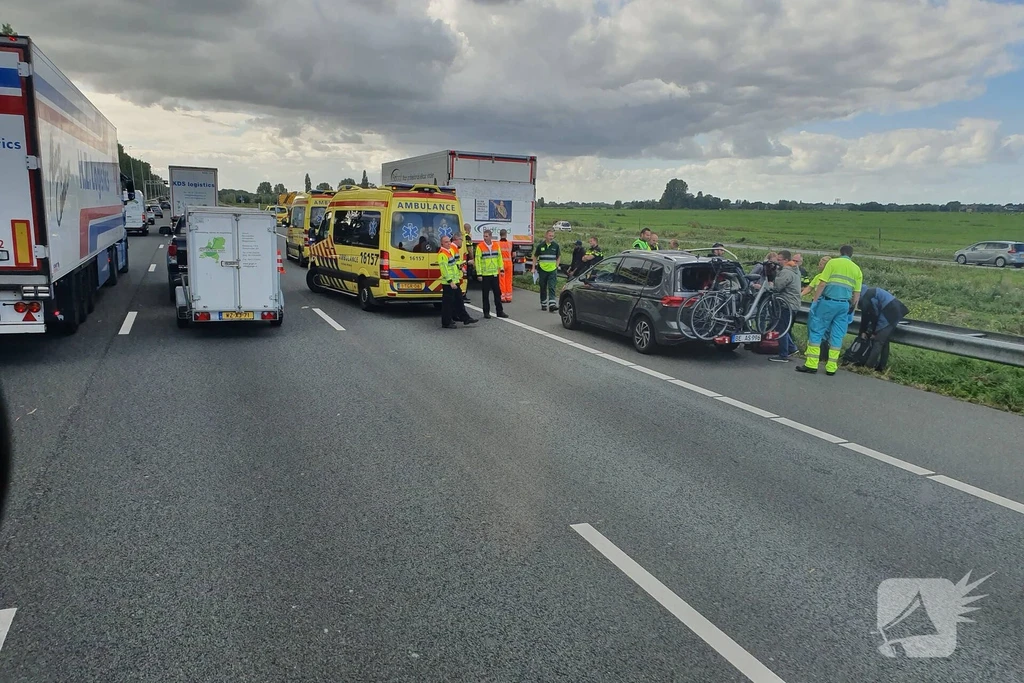 Rijksweg A12 112 meldingen Reeuwijk 