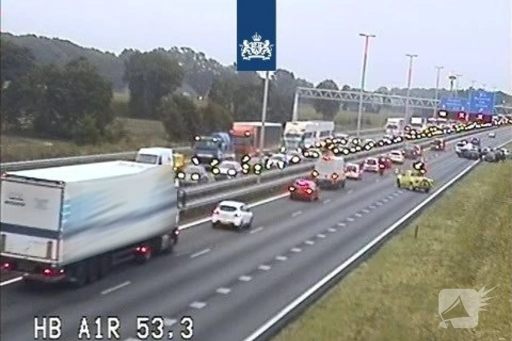 Rijksweg A1 112 meldingen Terschuur 