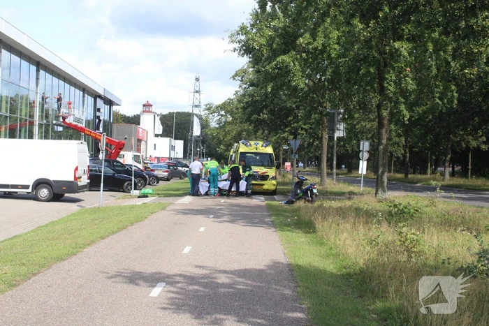 Scooterrijder ernstig gewond