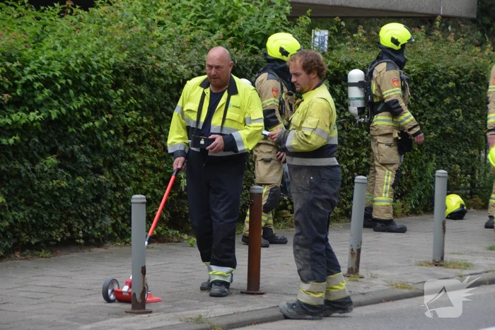 Weg afgesloten na gaslucht