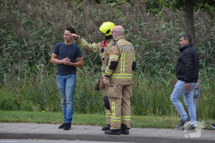Weg afgesloten na gaslucht